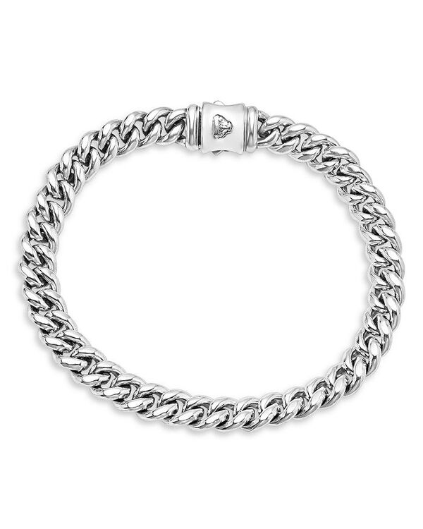 【送料無料】 ラゴス メンズ ブレスレット・バングル・アンクレット アクセサリー Men's Sterling Silver Anthem Curb Chain Link Bracelet - 100% Exclusive Silver
