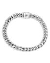 【送料無料】 ラゴス メンズ ブレスレット・バングル・アンクレット アクセサリー Men's Sterling Silver Anthem Curb Chain Link Bracelet - 100% Exclusive Silver