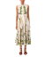 ̵ Хƥ  ǥ  ȥåץ Lemon Print Cotton Poplin Midi Shirtdress Ivory/Yellow