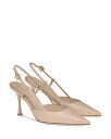 ジャンヴィト ロッシ 【送料無料】 ジャンヴィト ロッシ レディース パンプス シューズ Women's Ascent Vitello Slip On Pointed Toe Slingback High Heel Pumps Peach