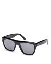 【送料無料】 トム・フォード レディース サングラス・アイウェア アクセサリー Alberto Square Sunglasses 55mm Black/Gra...