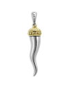 yz SX Y lbNXE`[J[Ey_ggbv ANZT[ Men's 18K Yellow Gold & Sterling Silver Anthem Horn Pendant - 100% Exclusive Silver/Gold