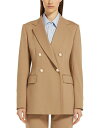 マックスマーラ 【送料無料】 マックスマーラ レディース ジャケット・ブルゾン ブレザー アウター Tatiana Double Breasted Blazer Camel