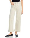 【送料無料】 エージー レディース デニムパンツ ジーンズ ボトムス Kassie High Rise Ankle Wide Leg Corduroy Jeans in Sulfur Cream Froth Sulfur Cream Froth