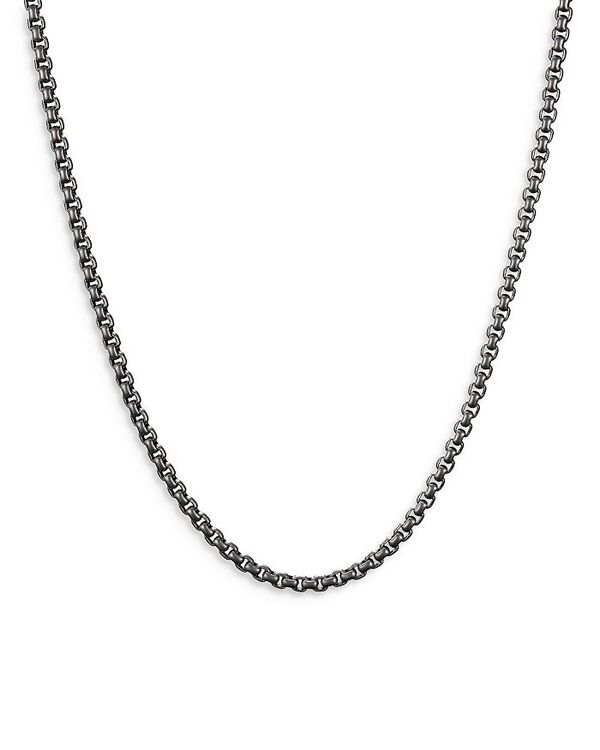 yz fCrbgE[} fB[X lbNXE`[J[Ey_ggbv ANZT[ Men's Stainless Steel Small Box Chain Necklace 18