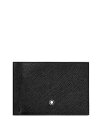 【送料無料】 モンブラン メンズ 財布 アクセサリー Sartorial Leather Bifold Money Clip Wallet Black