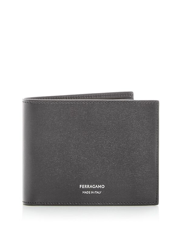 フェラガモ 財布（メンズ） 【送料無料】 フェラガモ メンズ 財布 アクセサリー Leather Bifold Wallet Nero