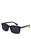 【送料無料】 フェラガモ レディース サングラス・アイウェア アクセサリー Prisma Rectangular Sunglasses 56mm Black/B...
