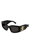 【送料無料】 バレンシアガ レディース サングラス・アイウェア アクセサリー Bossy Cat Eye Sunglasses 57mm Black/Gray ...