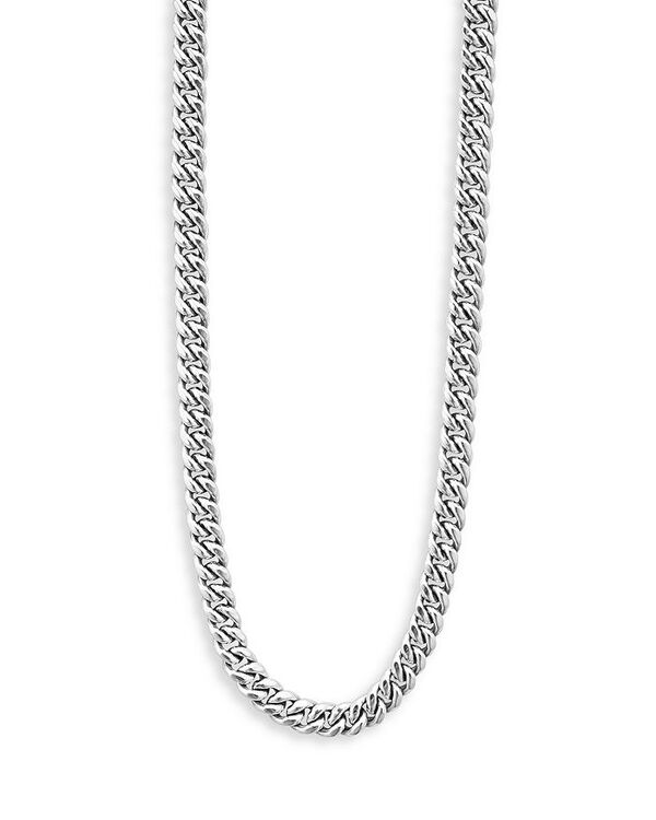 【送料無料】 ラゴス メンズ ネックレス・チョーカー・ペンダントトップ アクセサリー Men's Sterling Silver Anthem Curb Link Chain Necklace 22