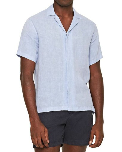 【送料無料】 オールバー ブラウン メンズ シャツ トップス Maitan II Short Sleeve Button Front Shirt Soft Blue 【送料無料】 オールバー ブラウン メンズ シャツ トップス Maitan II Short Sleeve Button Front Shirt Soft Blue
