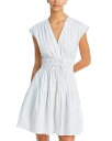 【送料無料】 デレクラムテンクロスバイ レディース ワンピース トップス Tora Cotton V Neck Dress White