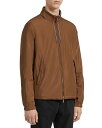 【送料無料】 ゼニア メンズ ジャケット・ブルゾン アウター Zephyr Reversible Blouson Medium Brown