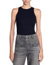 【送料無料】 サンドロ レディース タンクトップ トップス Basics Tank Top Black