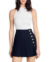 【送料無料】 サンドロ レディース タンクトップ トップス Basics Tank Top White