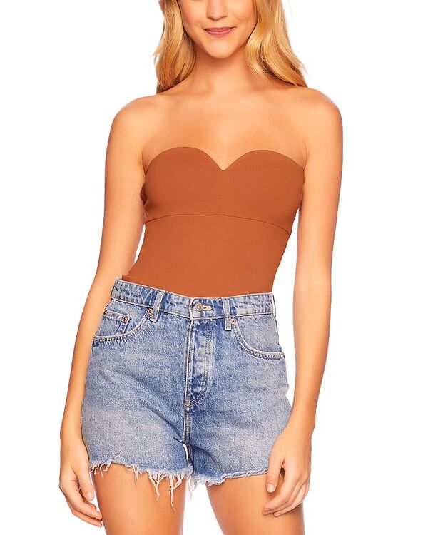 yz XTiiR fB[X Vc gbvX Sweetheart Neck Tube Top Umber