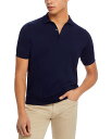 【送料無料】 カナーリ メンズ ポロシャツ トップス Sea Island Cotton Knitted Polo Shirt Navy