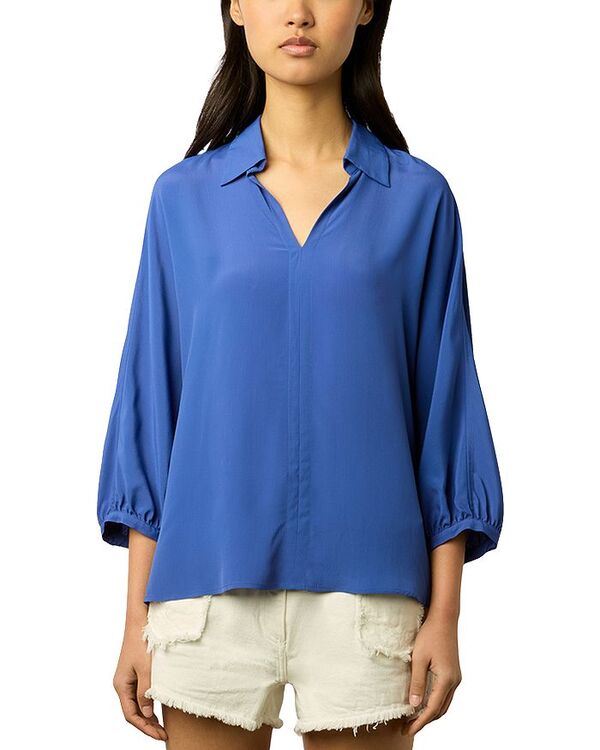 【送料無料】 ジェラルド・ダレル レディース シャツ ブラウス トップス Amalya Blouse Blue