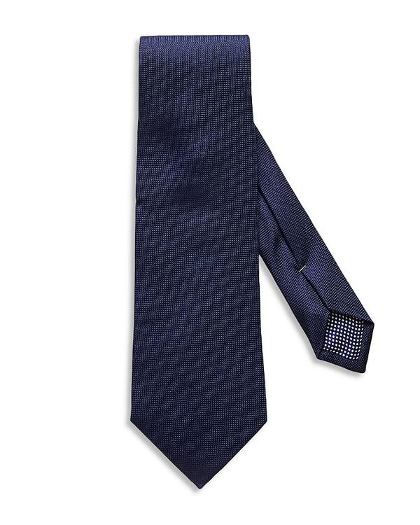 yz Gg Y lN^C ANZT[ Solid Textured Silk Classic Tie Blue