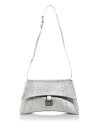 yz oVAK fB[X V_[obO obO Downtown Small Leather Shoulder Bag Silver