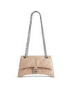 ハンドバッグ 【送料無料】 バレンシアガ レディース ハンドバッグ バッグ Crush Mini Chain Bag Quilted Beige