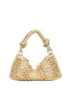 yz Jg KCA fB[X V_[obO obO Hera Beaded Raffia Nano Shoulder Bag Natural