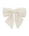 【送料無料】 レレ サドイ レディース ヘアアクセサリー アクセサリー Natalia Faux Pearl Bow Barrette Ivory