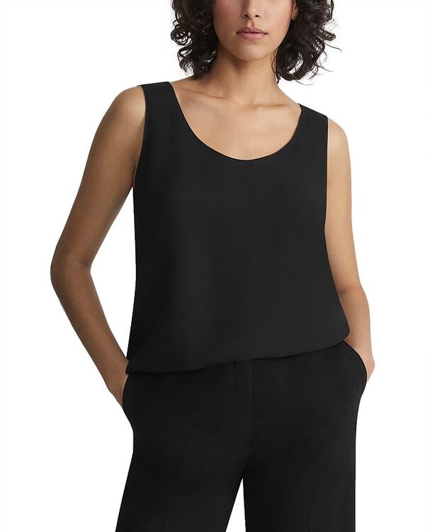 ̵ եåȥե ǥ 󥯥ȥå ȥåץ Finnley Silk Georgette Tank Black