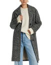 【送料無料】 スリーワンフィリップリム レディース コート アウター Oversized Textured Balmacaan Coat Black Multi