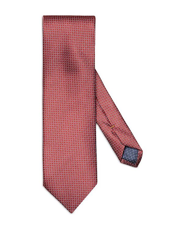 yz Gg Y lN^C ANZT[ Geometric Silk Classic Tie Meduim Red