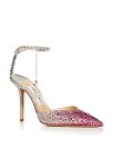 【送料無料】 ジミーチュー レディース パンプス シューズ Women's Saeda 100 Embellished Pointed Toe Pumps Ca...