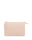 yz zCbXY fB[X Nb`obO obO Elita Leather Clutch Pale Pink