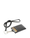 【送料無料】 ロイス レディース 財布 アクセサリー Leather Lanyard Card Case Black
