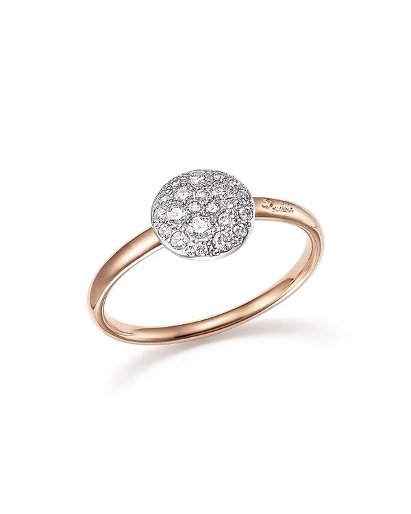 ̵ ݥ顼 ǥ  ꡼ Sabbia Ring with Diamonds in 18K Rose Go...