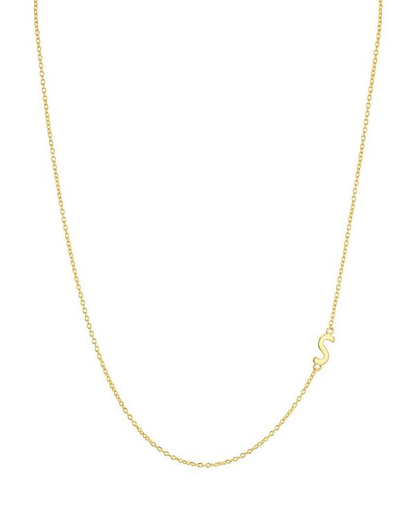 yz AWFgB[H fB[X lbNXE`[J[Ey_ggbv ANZT[ Asymmetrical Initial Necklace in 18K Gold-Plated Sterling Silver 16