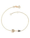 【送料無料】 キスメット バイ ミルカ レディース ブレスレット・バングル・アンクレット アクセサリー 14K Rose Gold Champagne Diamond Arrow Bracelet White/Rose Gold