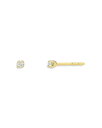 【送料無料】 ゾエレフ レディース ピアス・イヤリング アクセサリー 14K Yellow Gold Diamond Mini Stud Earrings Gold(4)