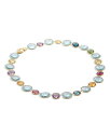 【送料無料】 マルコ ビチェゴ レディース ネックレス・チョーカー・ペンダントトップ アクセサリー 18K Yellow Gold Jaipur Color Multi Gemstone Collar Necklace 18.5