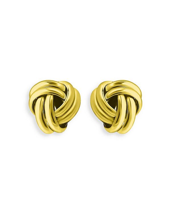  アクア レディース ピアス・イヤリング アクセサリー Love Knot Stud Earrings in 18K Gold Plated Sterling Silver - 100% Exclusive Gold
