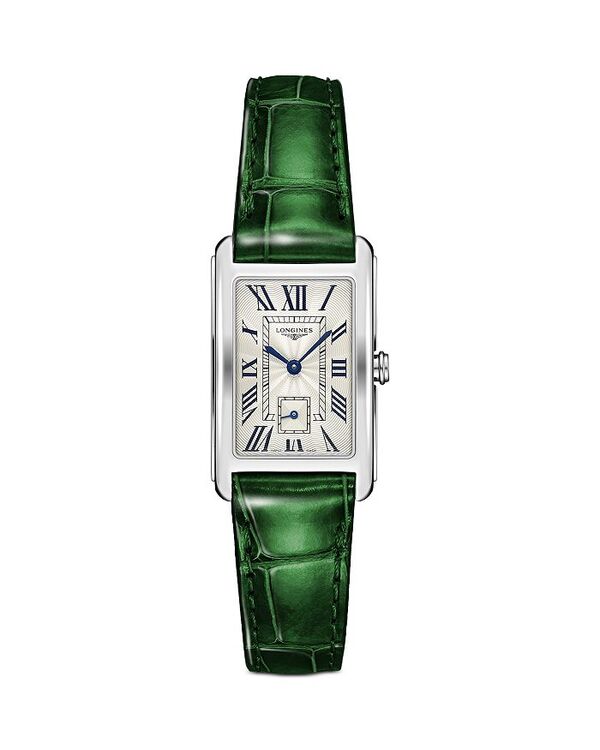 ロンジン 【送料無料】 ロンジン レディース 腕時計 アクセサリー Dolce Vita Watch 23mm x 37mm White/Green