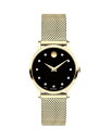 yz oh fB[X rv ANZT[ Museum Classic Diamond Watch 28mm Black/Gold