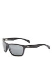 【送料無料】 マウイジム レディース サングラス・アイウェア アクセサリー Makoa Polarized Wrap Sunglasses 59mm Black/Polarized Gray Gradient