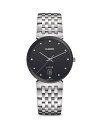 yz h fB[X rv ANZT[ Florence Classic Diamonds Watch 38mm Black/Silver