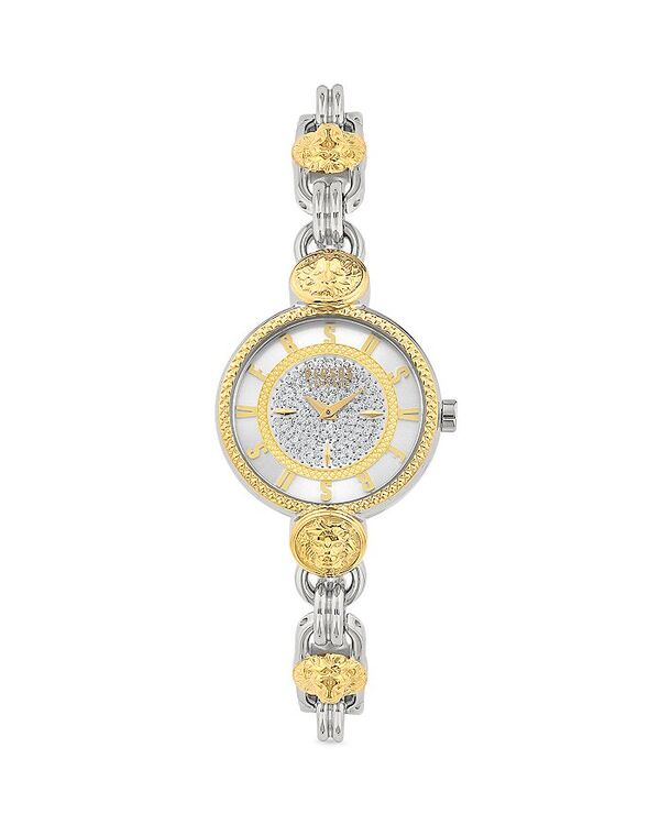 【送料無料】 ヴェルサス ヴェルサーチ レディース 腕時計 アクセサリー Les Docks Petite Watch 30mm Silver/Gold