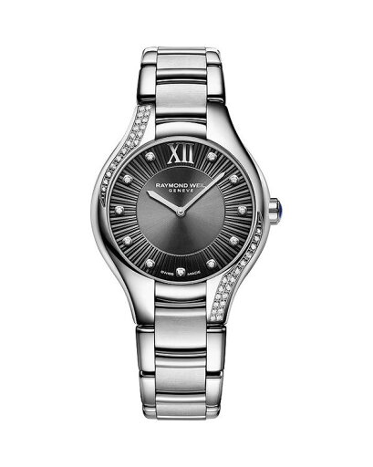 【送料無料】 レイモンド ウィル レディース 腕時計 アクセサリー Noemia Diamond Watch 32mm Gray/Silver 【送料無料】 レイモンド ウィル レディース 腕時計 アクセサリー Noemia Diamond Watch 32mm Gray/Silver