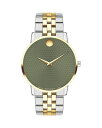 yz oh fB[X rv ANZT[ Museum Classic Two Tone Watch 40mm Green/Two-Tone