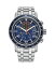 【送料無料】 シチズン レディース 腕時計 アクセサリー Eco-Drive Weekender Chronograph 44mm Blue/S..