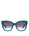 【送料無料】 ラグアンドボーン レディース サングラス・アイウェア アクセサリー Cat Eye Sunglasses 55mm Green/Gray Gradient 2