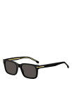 ヒューゴ・ボス サングラス レディース 【送料無料】 ヒューゴボス レディース サングラス・アイウェア アクセサリー Rectangular Sunglasses 54mm Black/Gray Solid