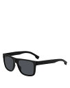 ヒューゴ・ボス サングラス レディース 【送料無料】 ヒューゴボス レディース サングラス・アイウェア アクセサリー Flat Top Sunglasses 55mm Black/Gray Solid